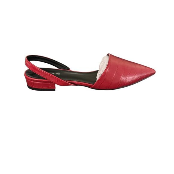 NIB! C.Paravano Slingback Flats in Red - Size EU 42 / US 11.5 - Picture 4 of 10